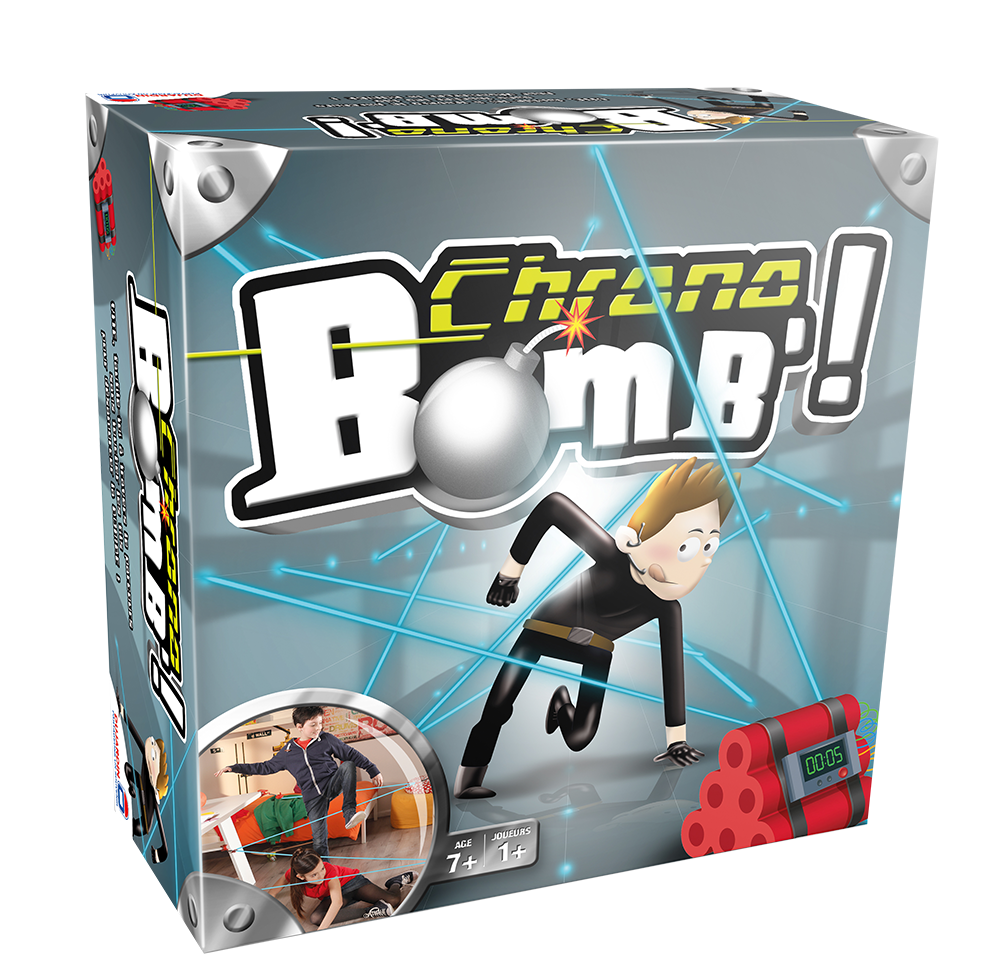 Boite du jeu d'action Chrono Bomb', le jeu pour devenir un agent secret !