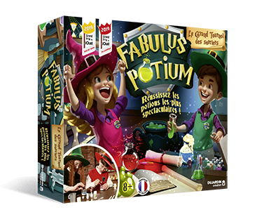 Boite de jeu Fabulus Potium offerte en dotation du quiz de la saint valentin
