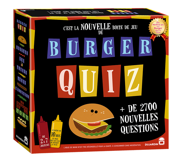 Burger Quiz : la nouvelle nouvelle boîte de jeu