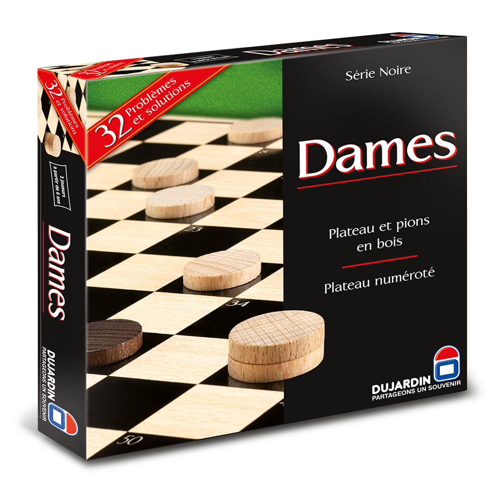 Boite du jeu de dames, un jeu indémodable !