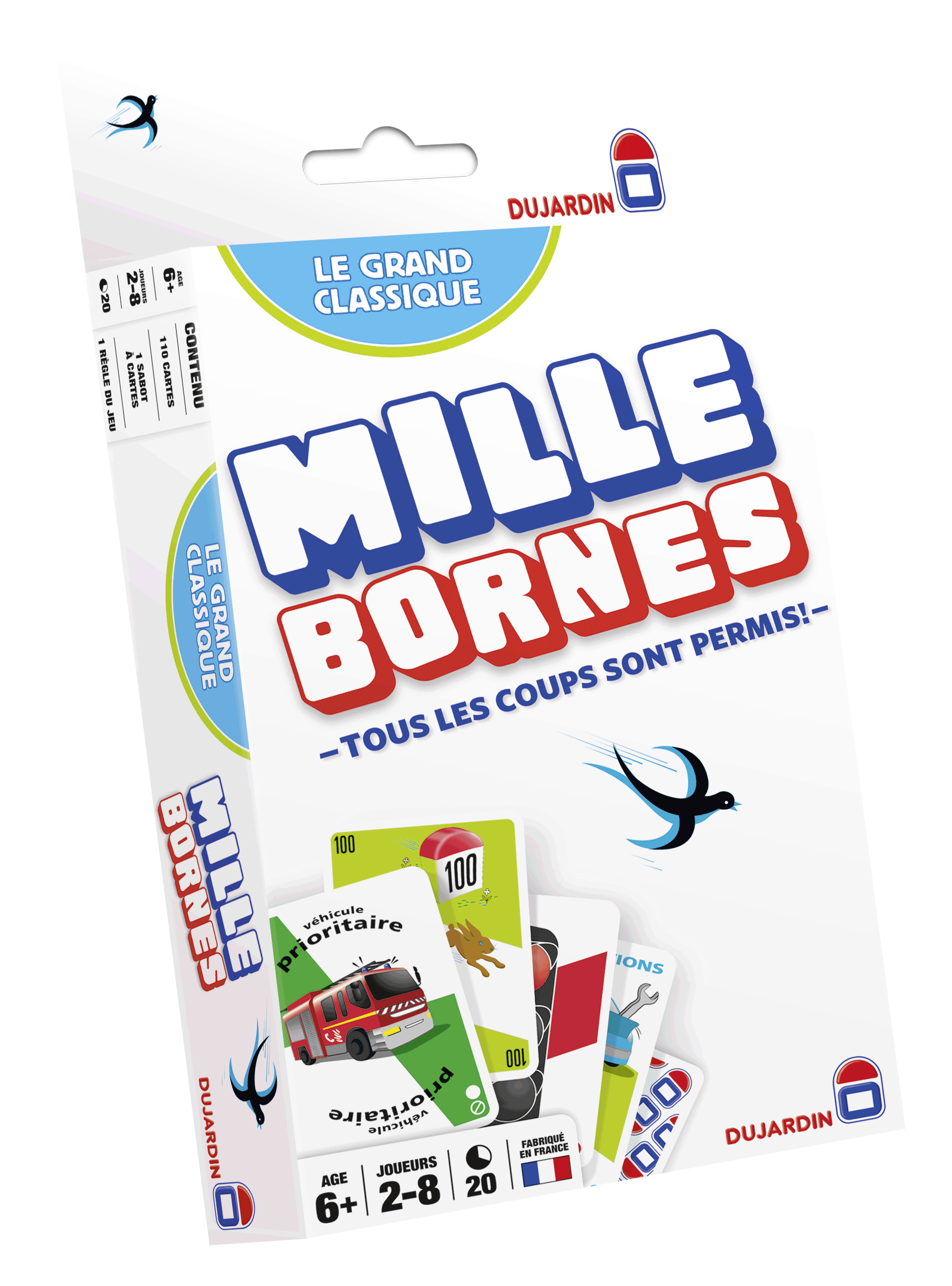 Dujardin Mille Bornes Le Grand Classique - Jeu de Société - Course