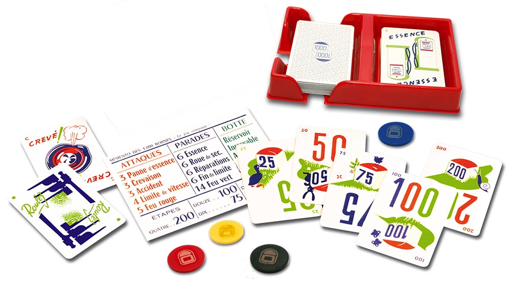 Sabot et cartes du Mille Bornes  Prestige