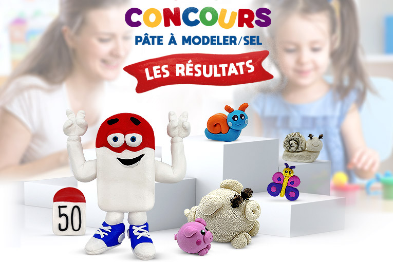 Résultats du jeu concours Pâte à sel / Pâte à modeler