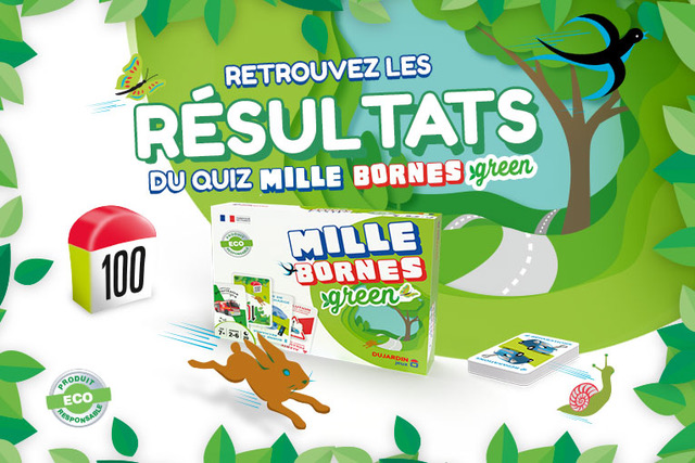 Résultats du quiz Mille Bornes Green