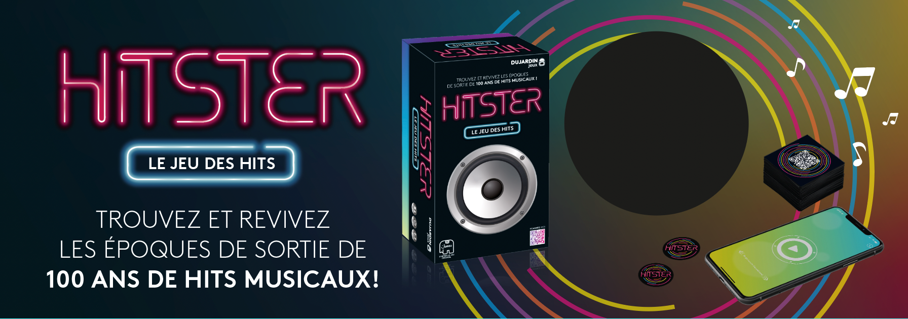 Hitster : jeu d'ambiance (Dujardin jeux)